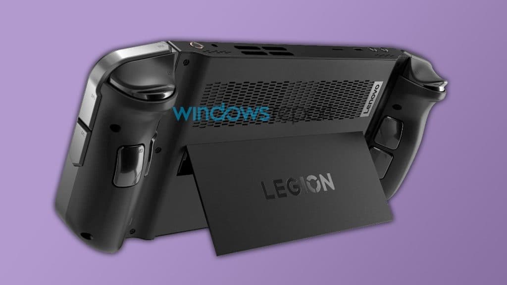 Lenovo Legion Go back with flap