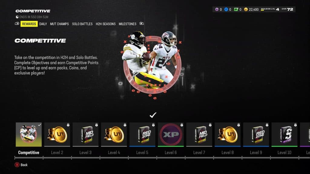 Season 1 Competitive Pass in Madden 24