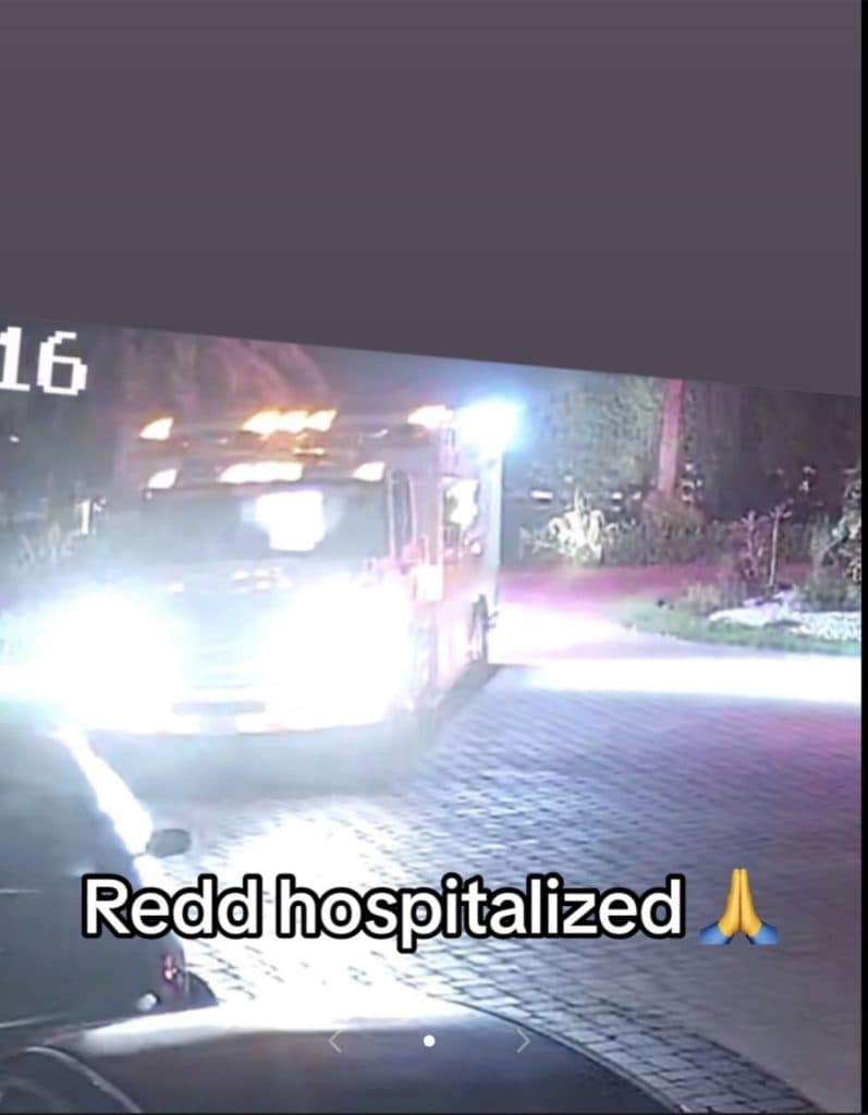 Screenshot of TikTok from Island Boys flyysouljah with hospital and ambulance