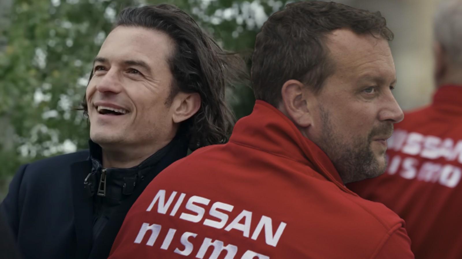 Orlando Bloom as Danny Moore in Gran Turismo and the Academy founder Darren Cox in real life