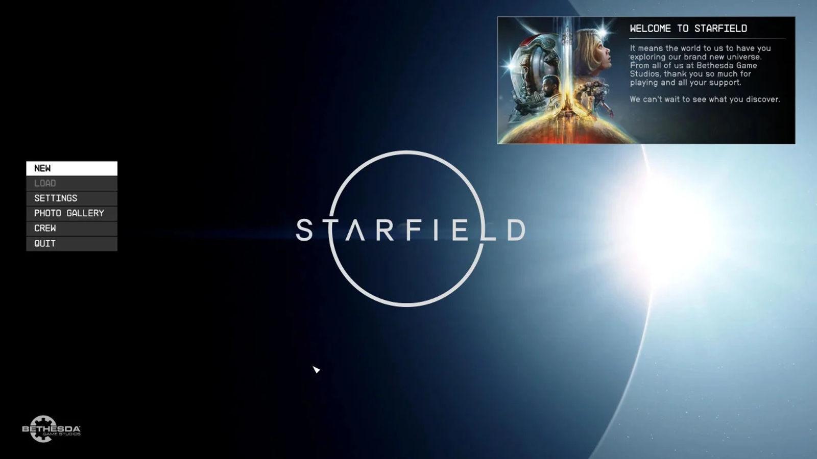 Starfield, Put The Content Of Your Game In Your Game
