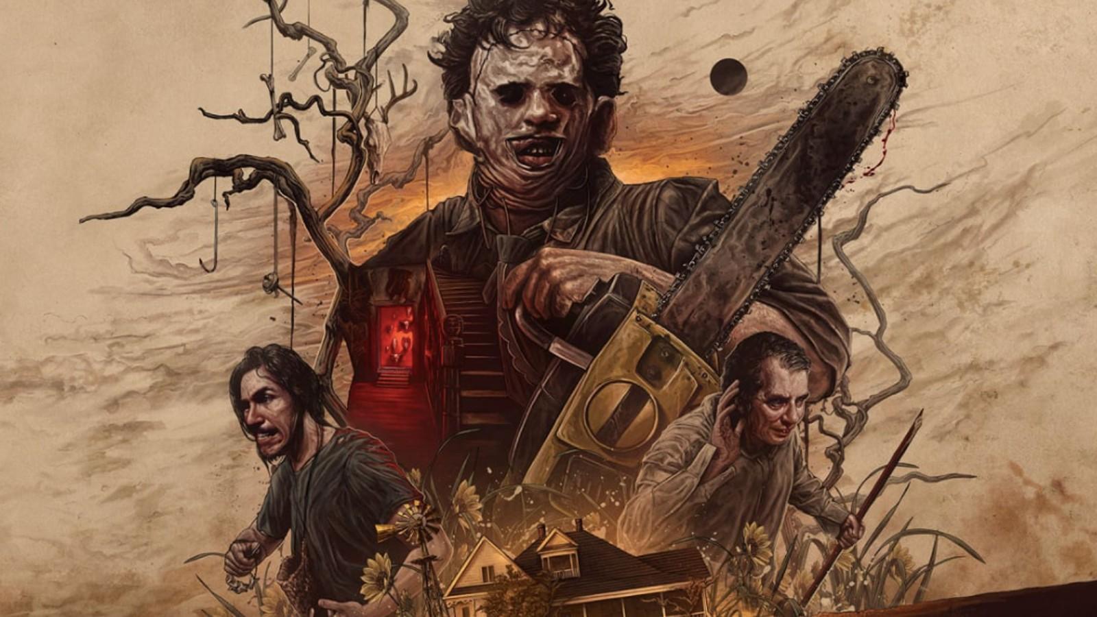 An image of official artwork from The Texas Chainsaw Massacre.