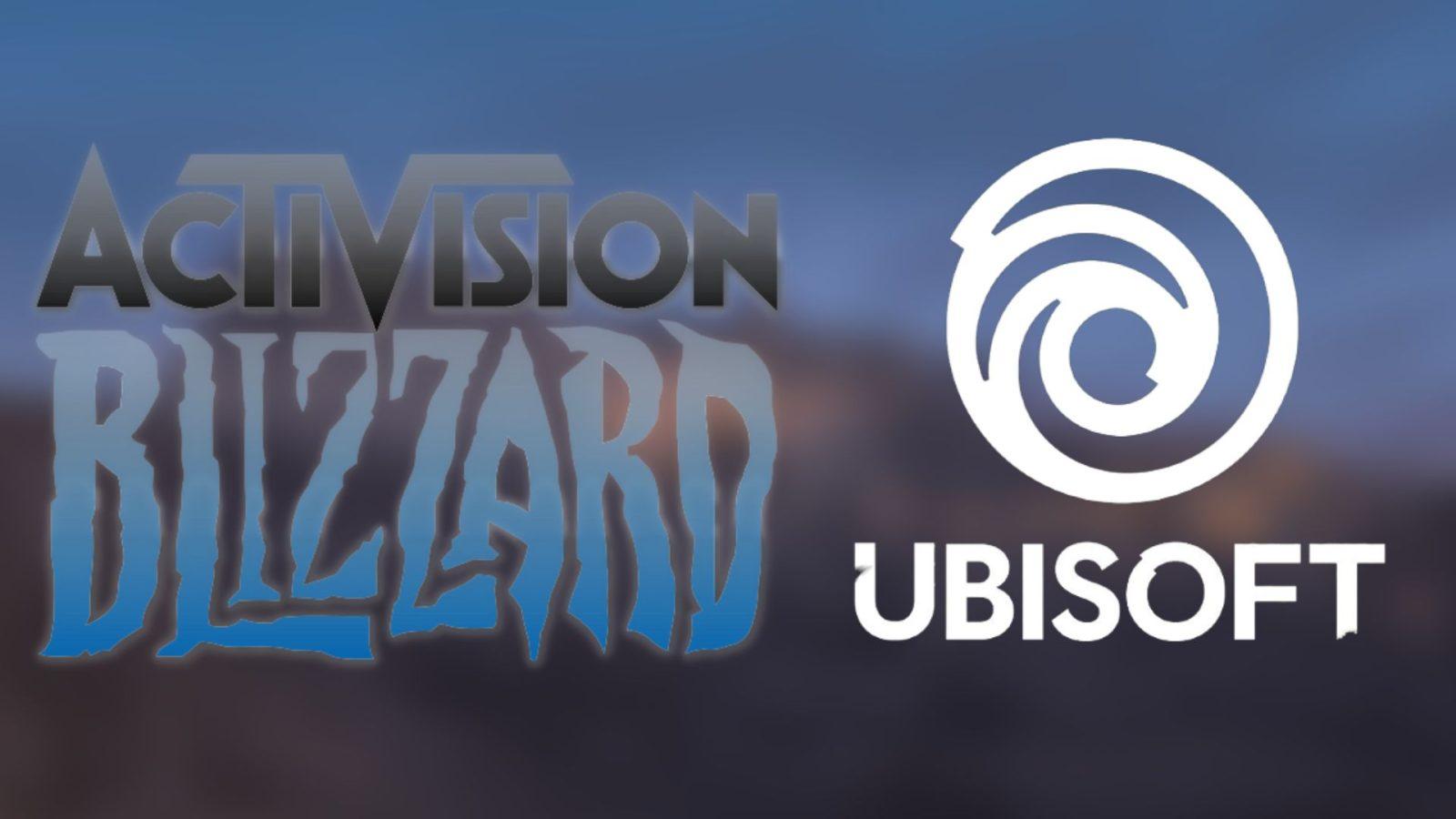 Activision Blizzard and Ubisoft logos