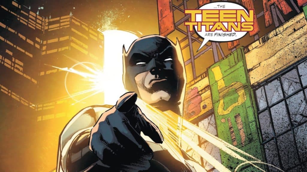 Batman disbands the Teen Titans