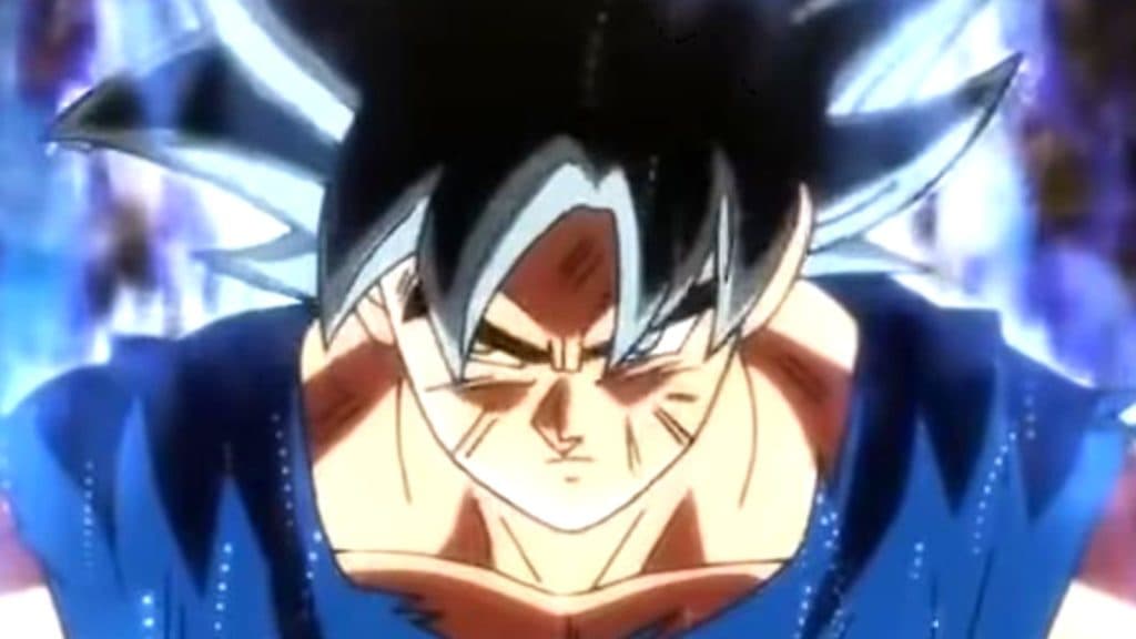 Goku in his Ultra Instinct form