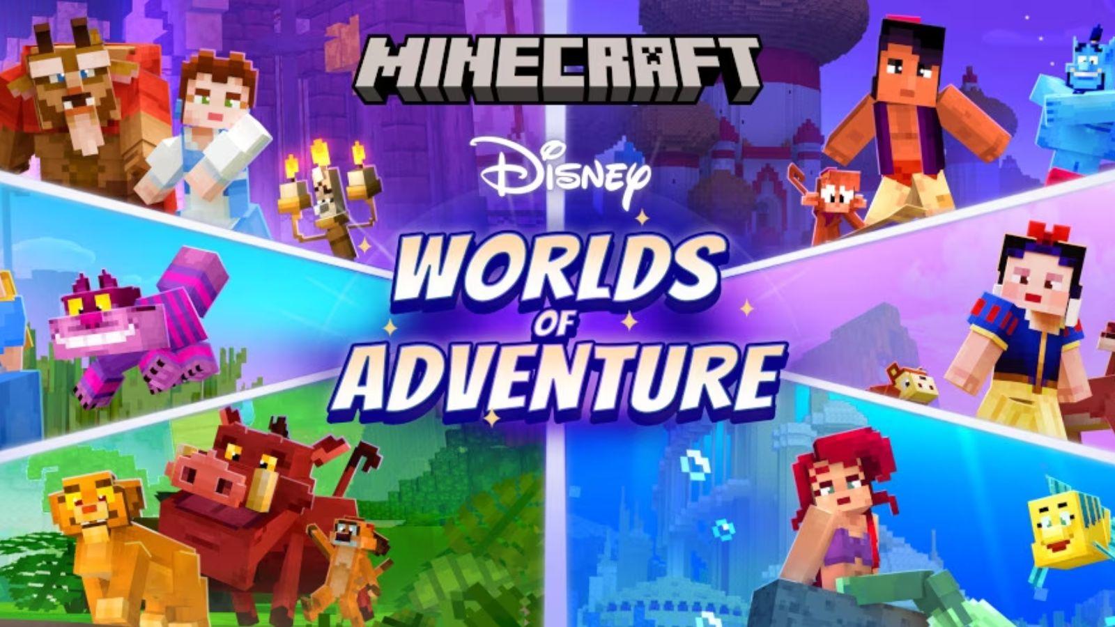 Minecraft Disney Worlds of Adventure DLC