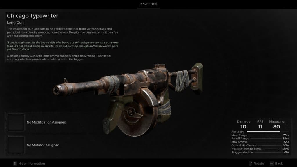 an image of the Chicago Typewriter weapon in Remnant 2
