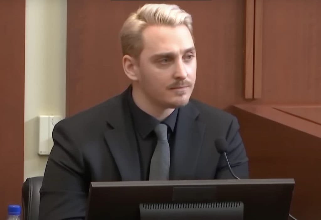 Morgan Tremaine at the Depp v Heard trial