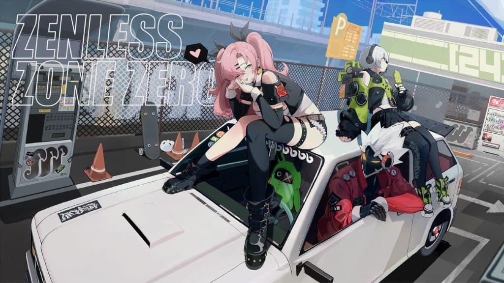 A promotional image of characters from Zen Zenless Zero.