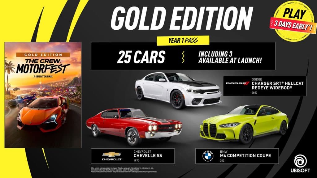 gold edition for the crew motorfest