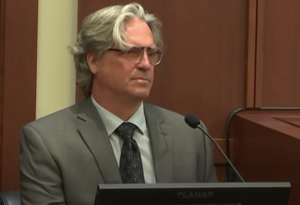 Keenan Wyatt at the Depp v Heard trial