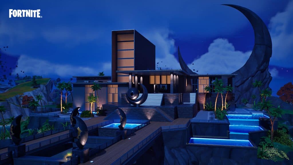 The new POI Eclipsed Estate in Fortnite Chapter 4 Season 4