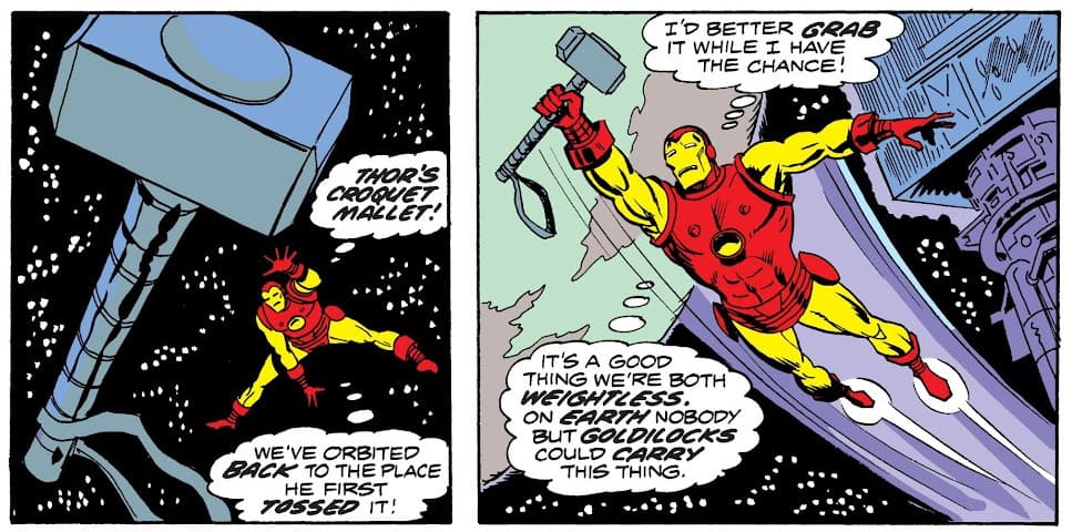 Iron Man memulihkan kecepatan Mjolnir