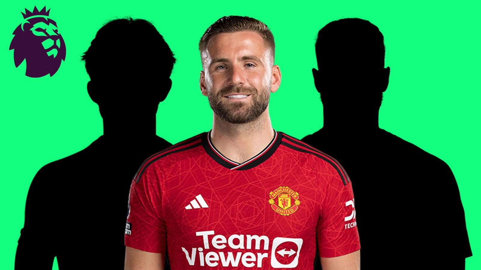 Luke Shaw with FPL background and player replacements