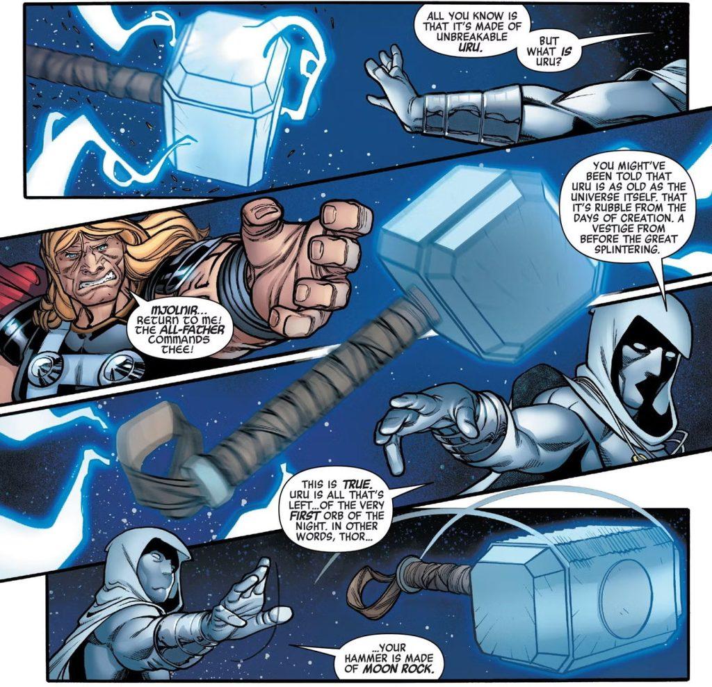 Moon Knight mencuri Mjolnir dari Thor