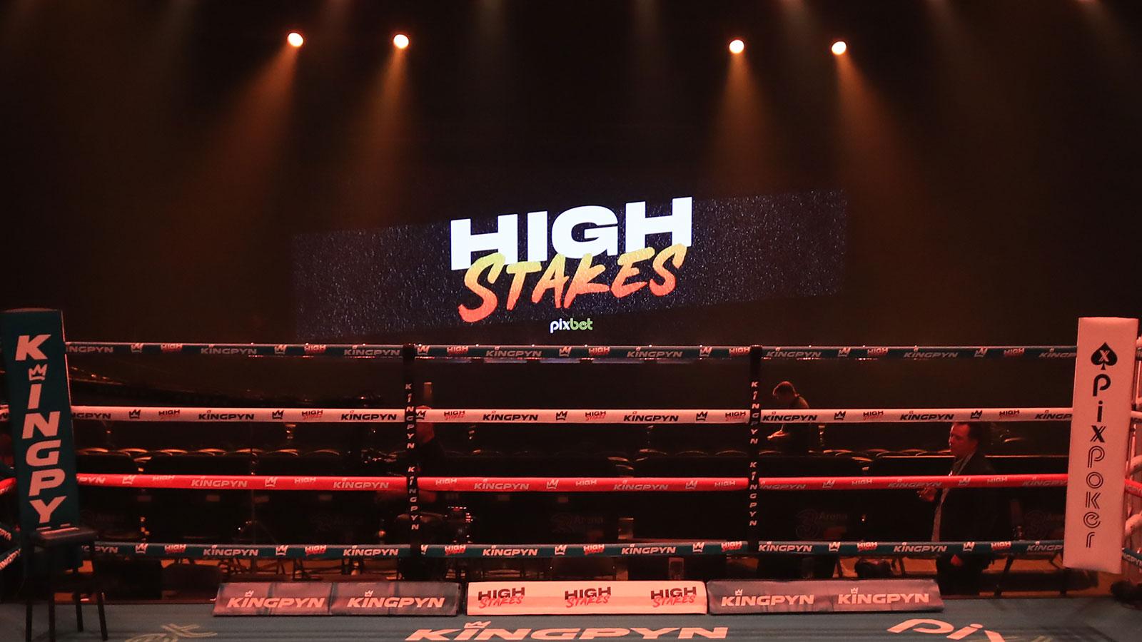 Kingpyn 'High Stakes' boxing ring