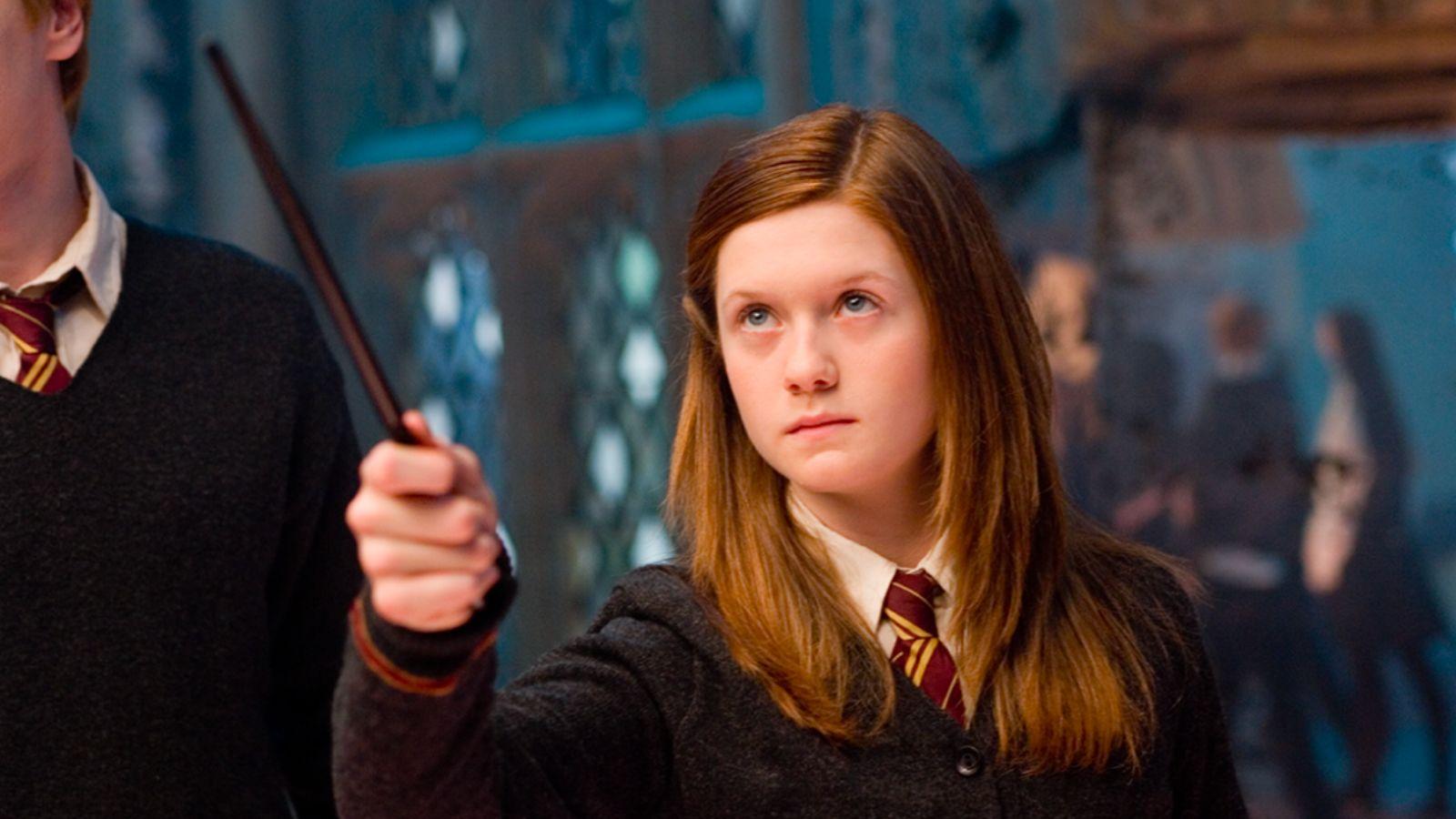 Harry Potter's Ginny played by Bonnie Wright