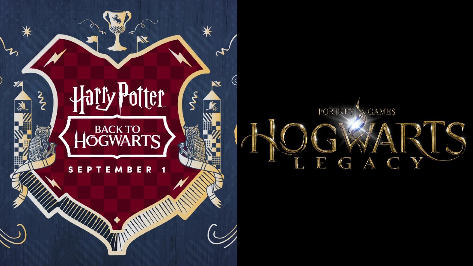 back to hogwarts day with hogwarts legacy logo