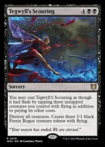 MTG Fae Dominion Decklist - an attacking swarm of faeries