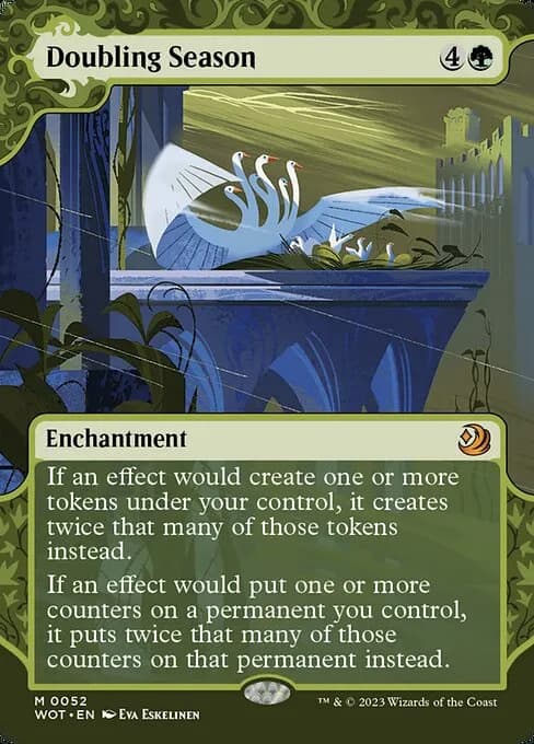 Wilds of Eldraine Enchanting Tales - goose hydra protects its young