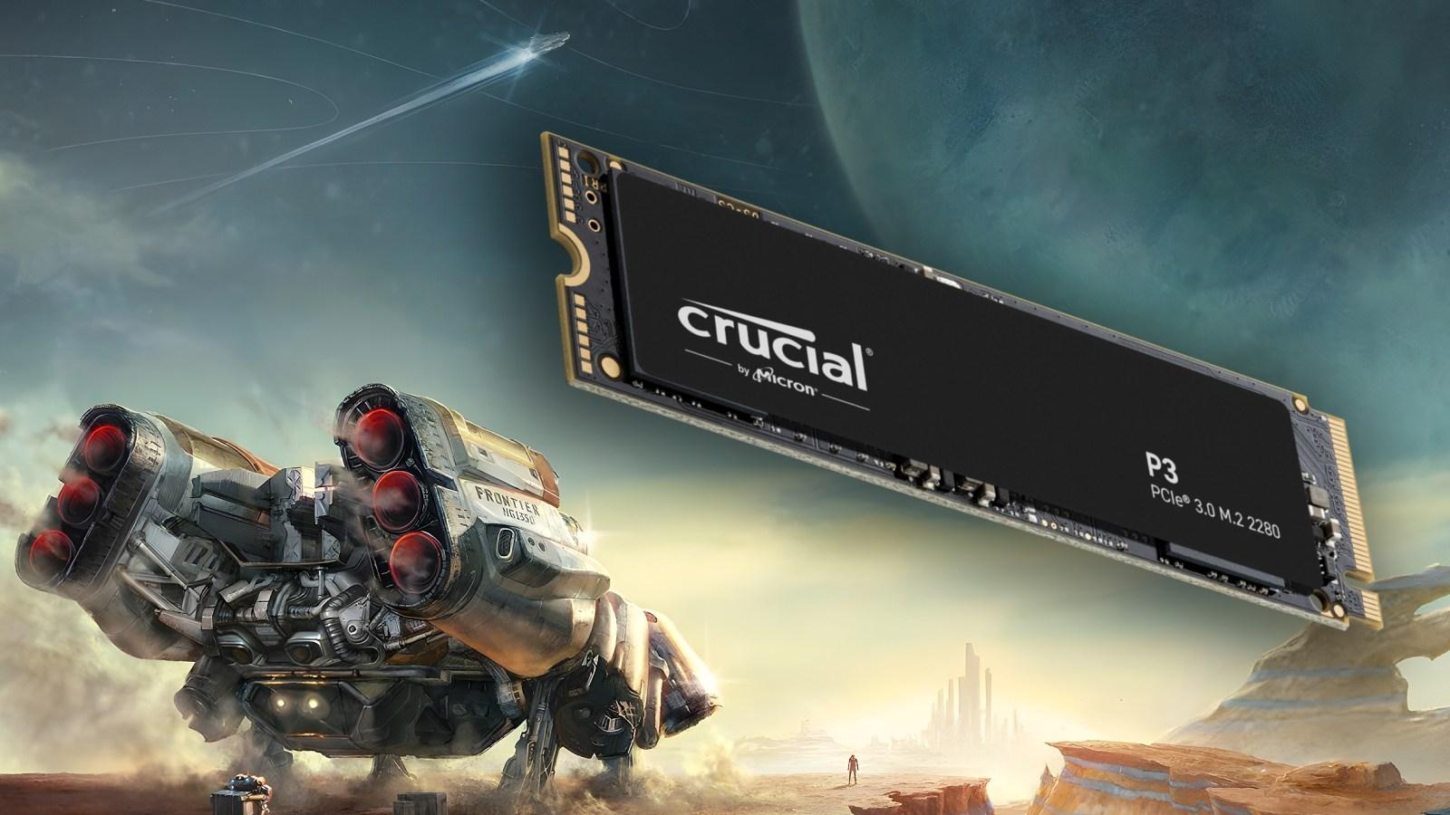 Starfield key art with NVMe SSD