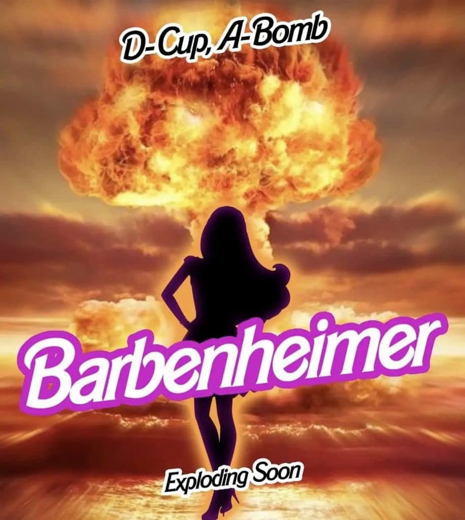 Poster for Barbenheimer movie