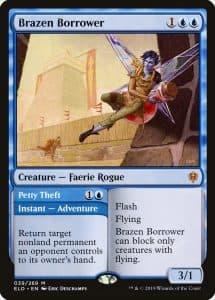 The Brazen Borrower card from Magic the Gathering