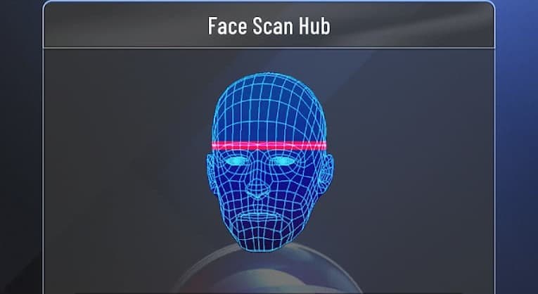 Face scan prompt for NBA 2K24 companion app