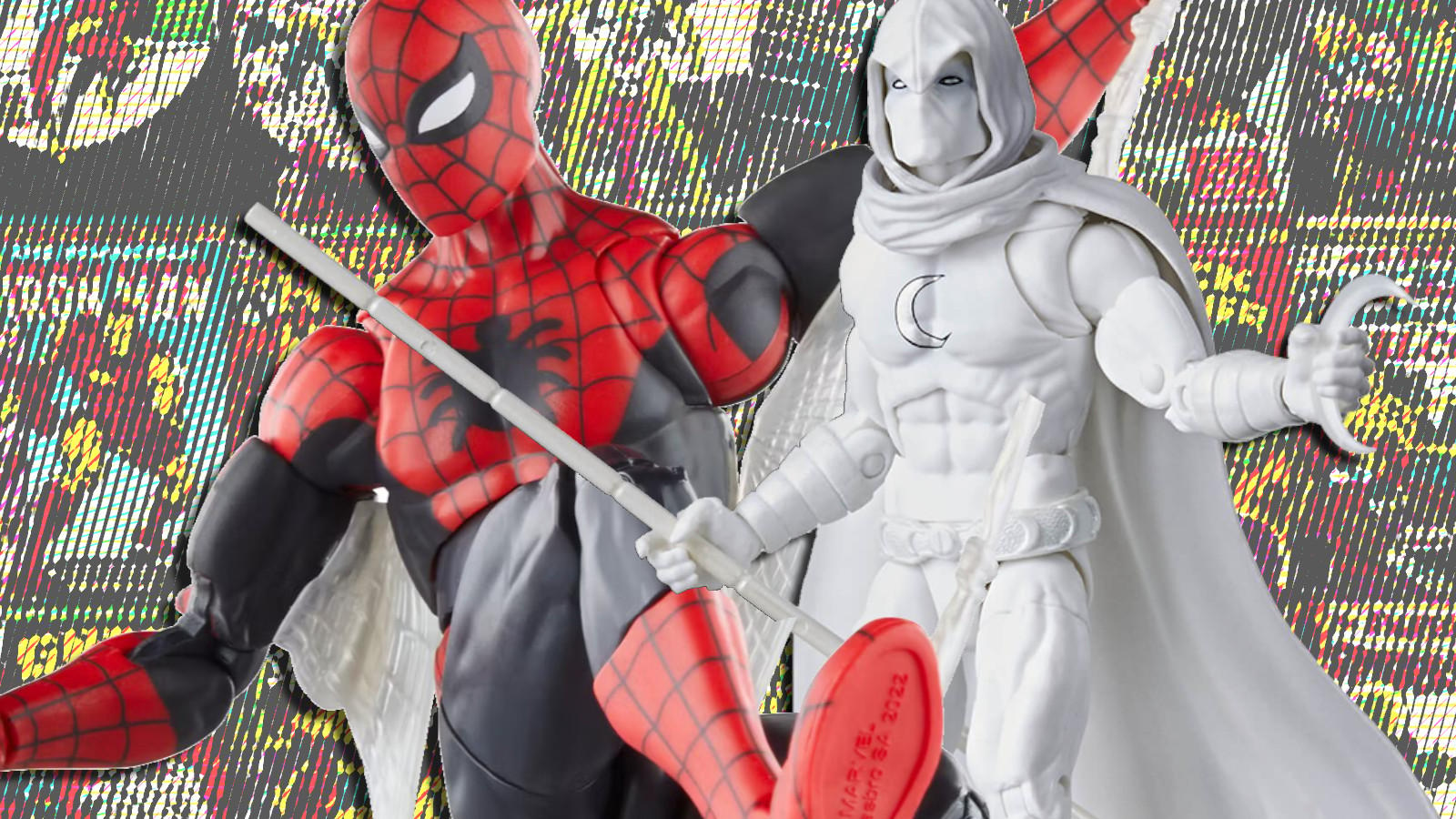 Moon Knight and Spider-Man Marvel Legends figures