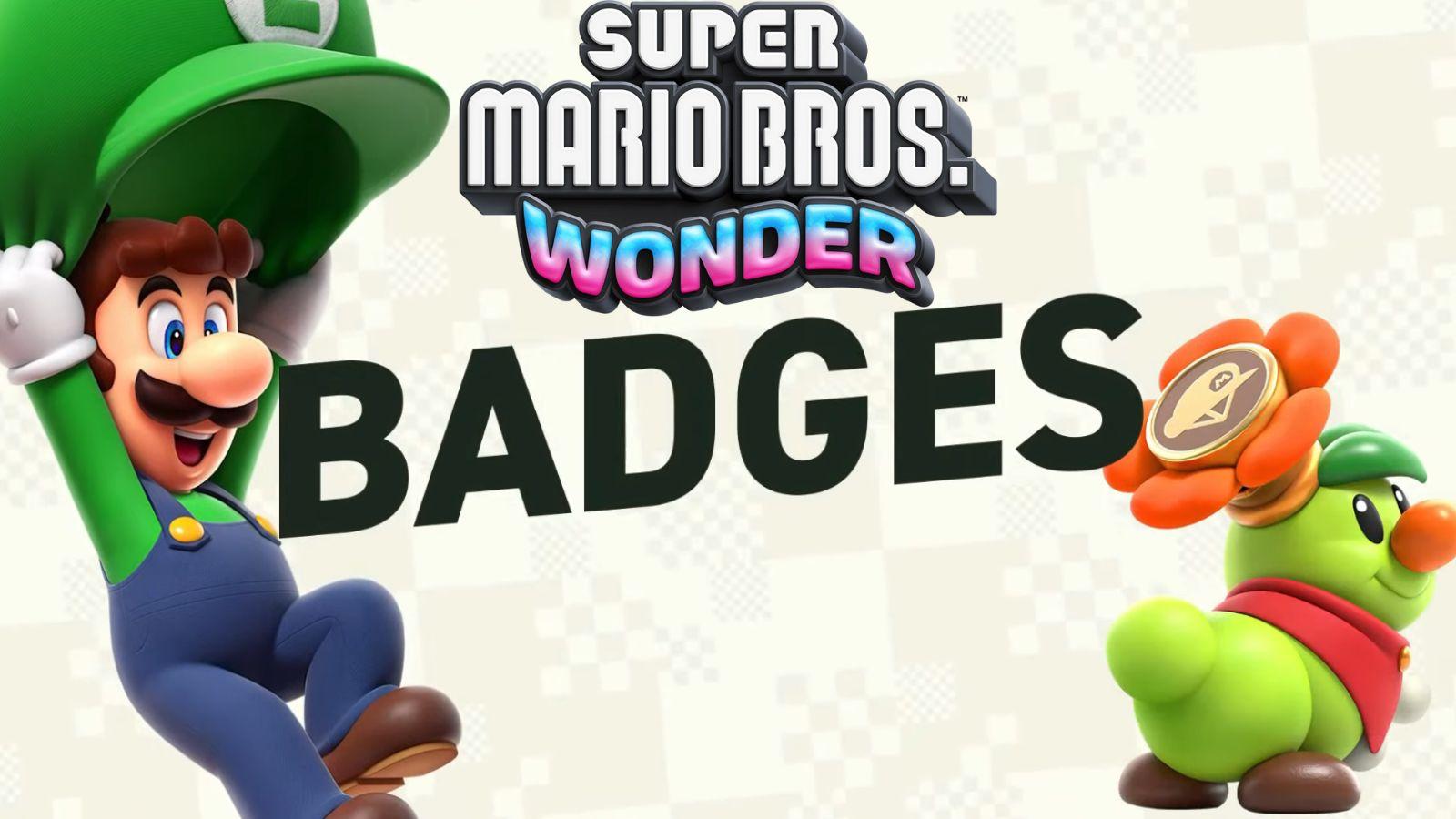 super mario wonder badges