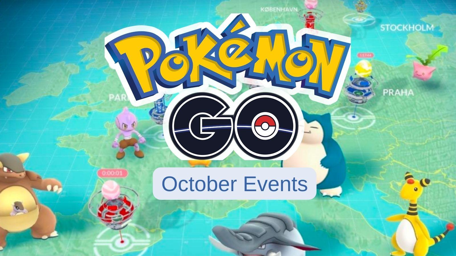 Pokemon Go event schedule for October 2023