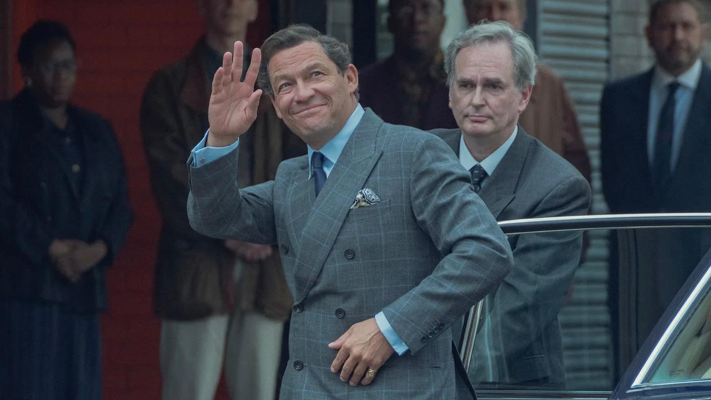 Dominic West as Prince Charles in The Crown.