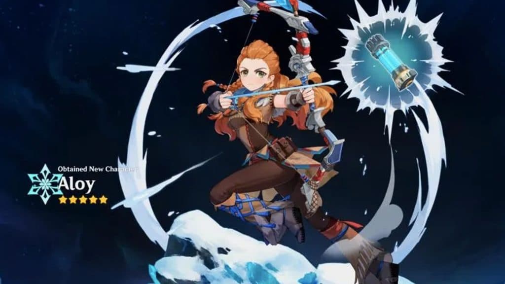 An image of Aloy in Genshin Impact.