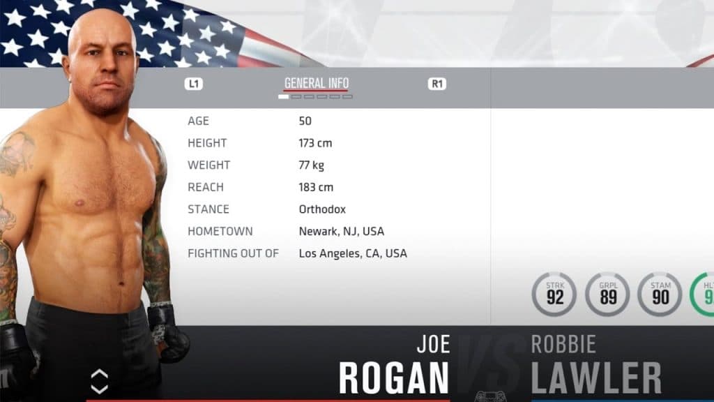 Joe Rogan in UFC 3