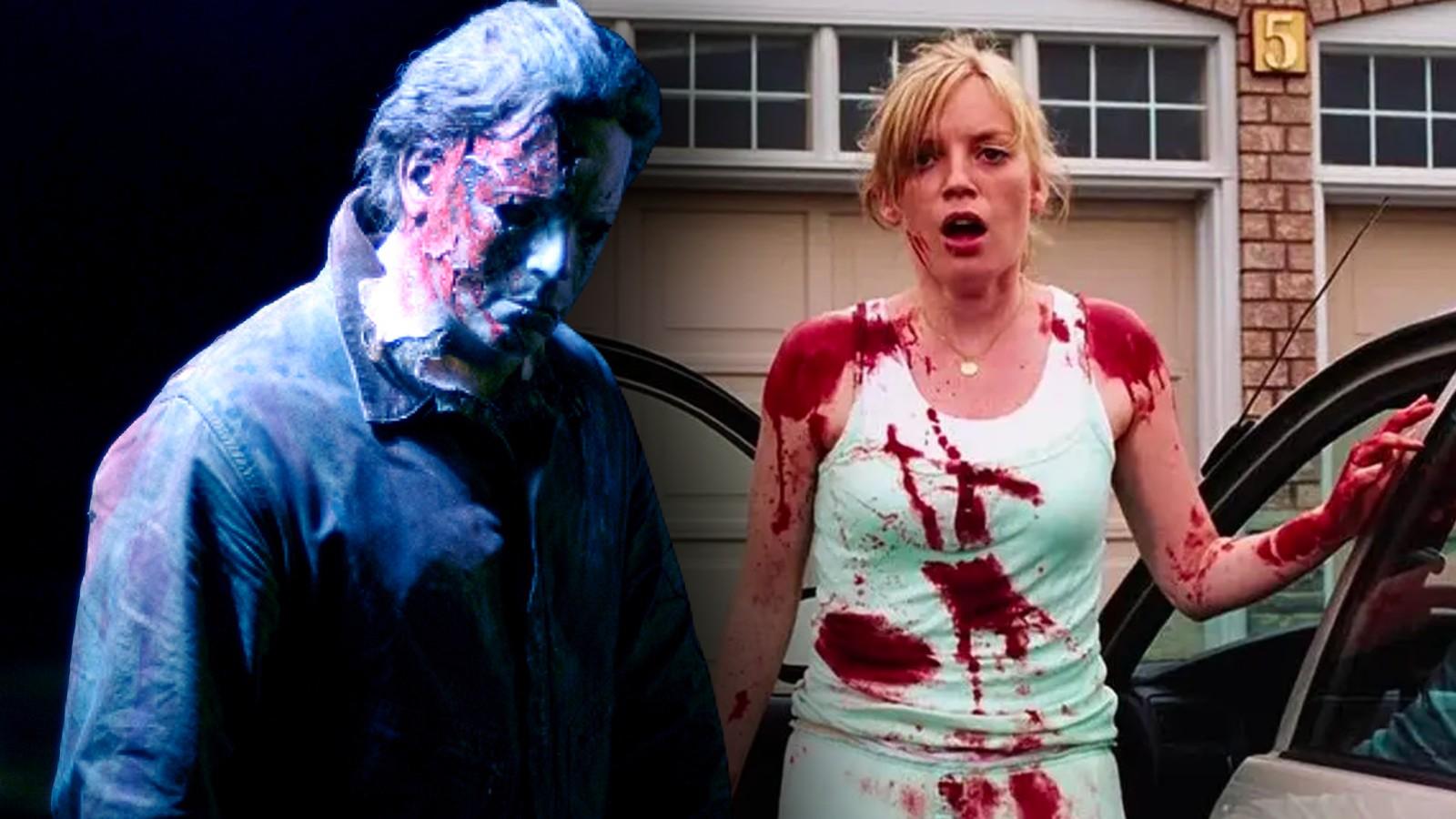 Stills from Halloween 2 and Dawn of the Dead