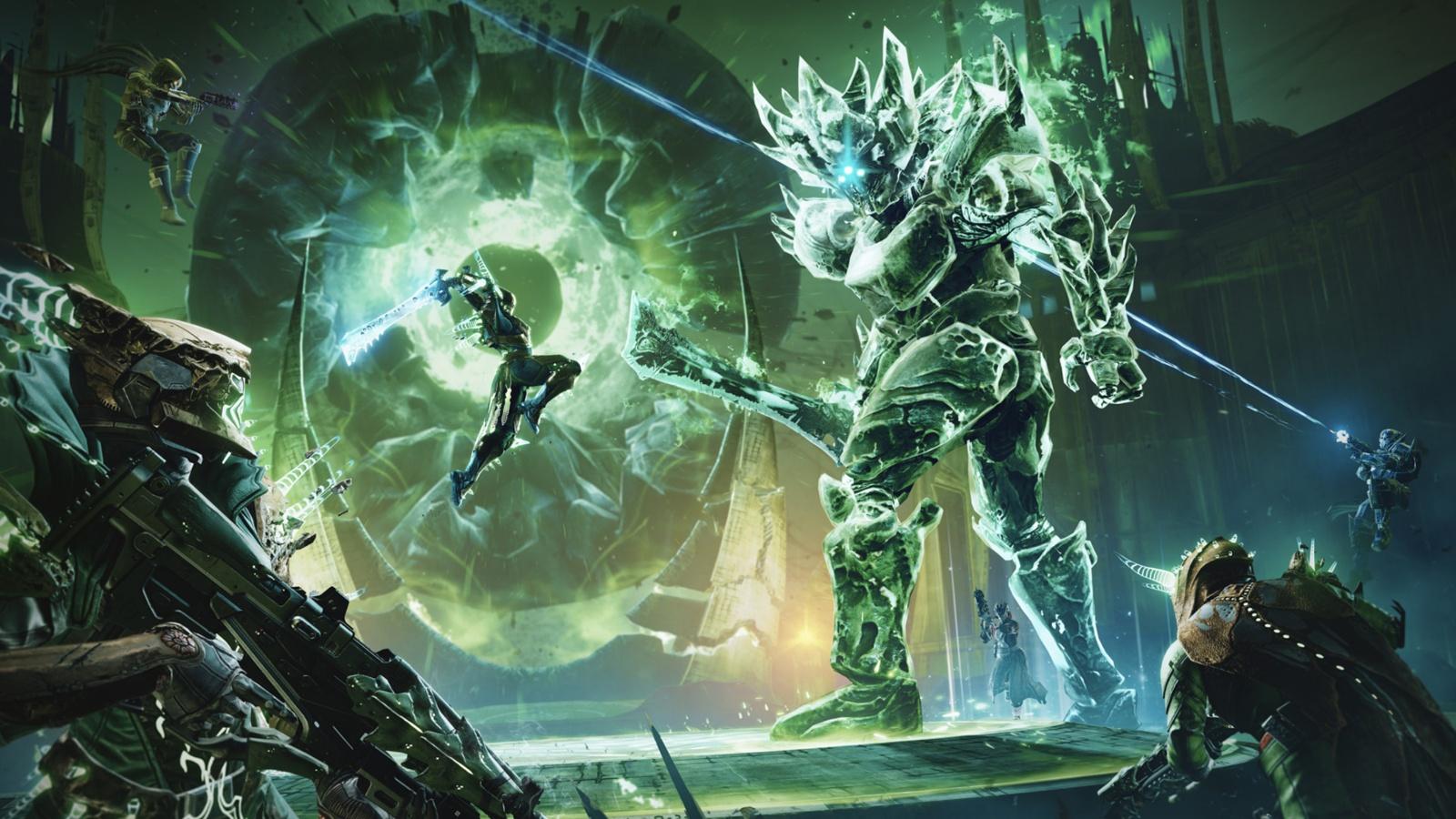 A screenshot from the game Crota's End