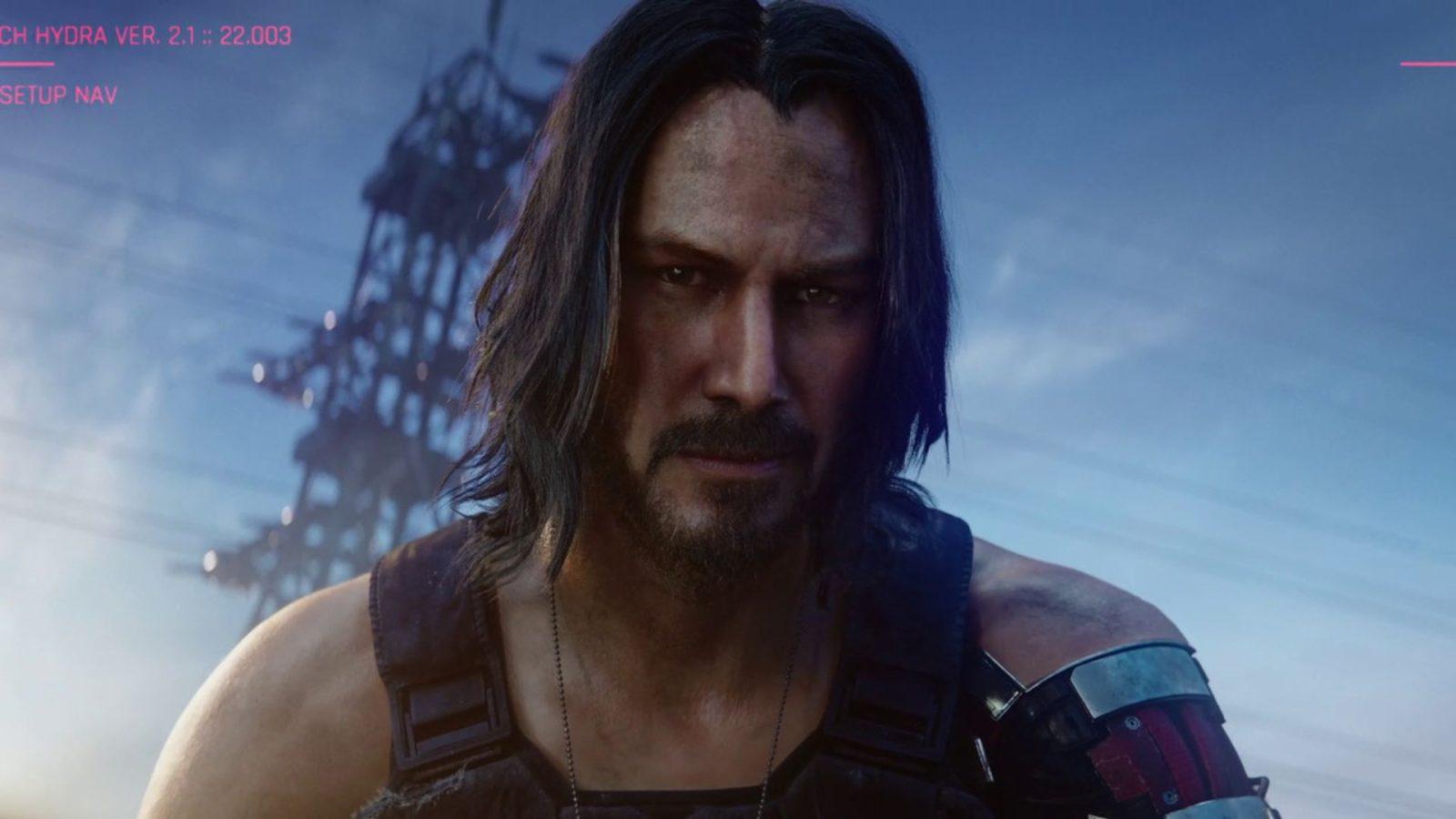 cyberpunk 2077 trailed featuring keanu reeves' johnny silverhand