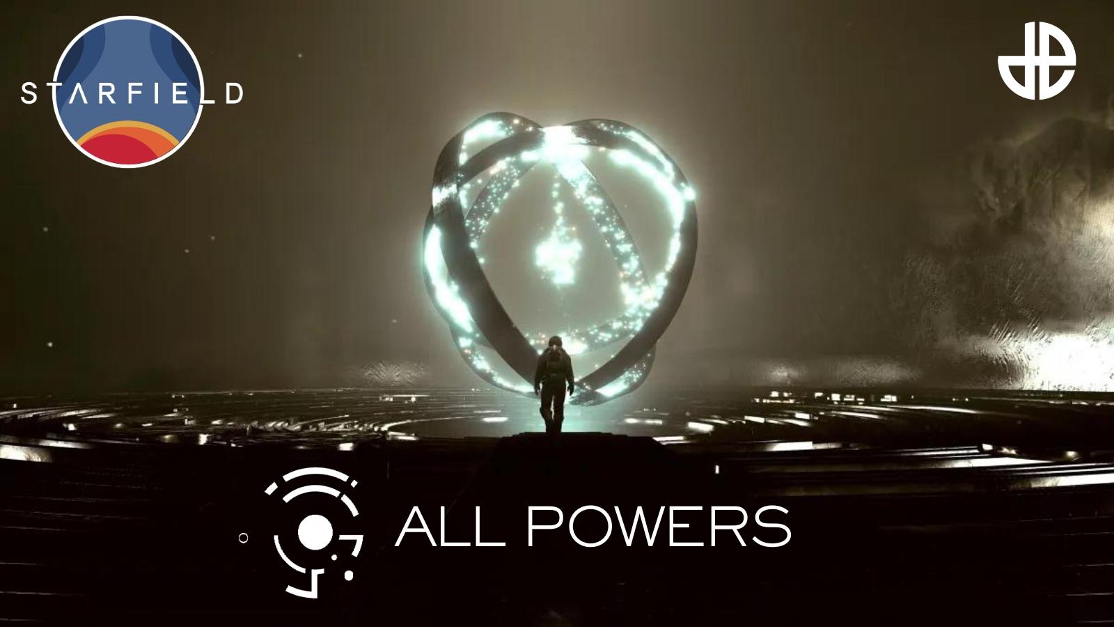 All powers in Starfield cover
