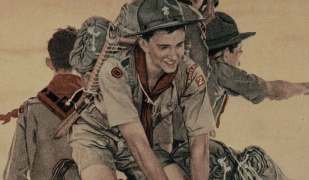 Still from The Boys Scouts of America poster