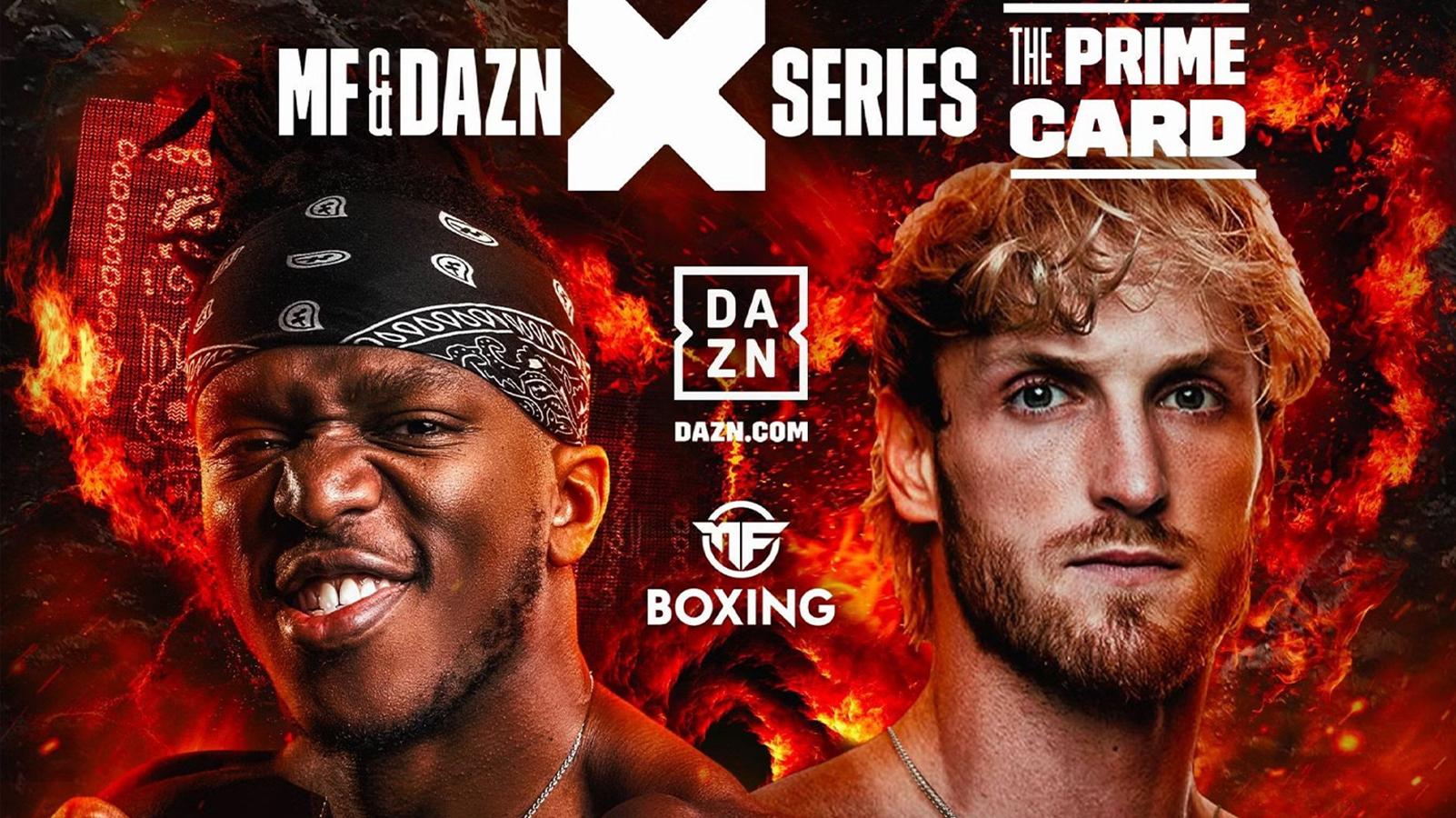 KSI vs Tommy Fury Logan Paul vs Dillon Danis The Prime Card poster