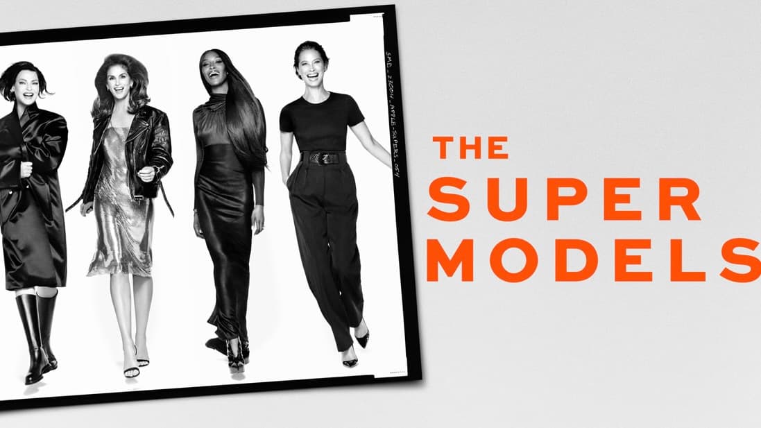 Poster for Apple TV doc the Super Models.