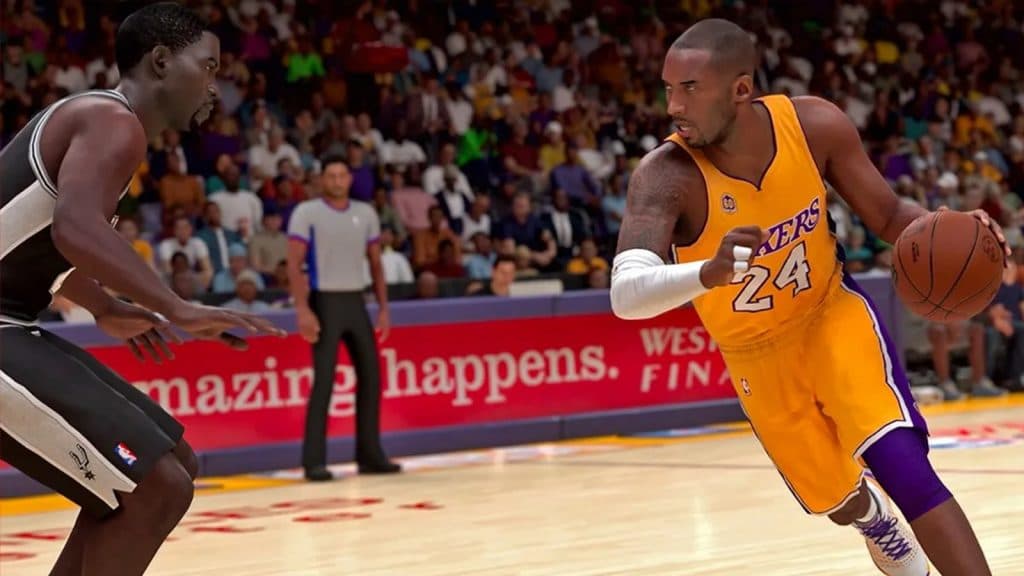 A screenshot from NBA 2K24.