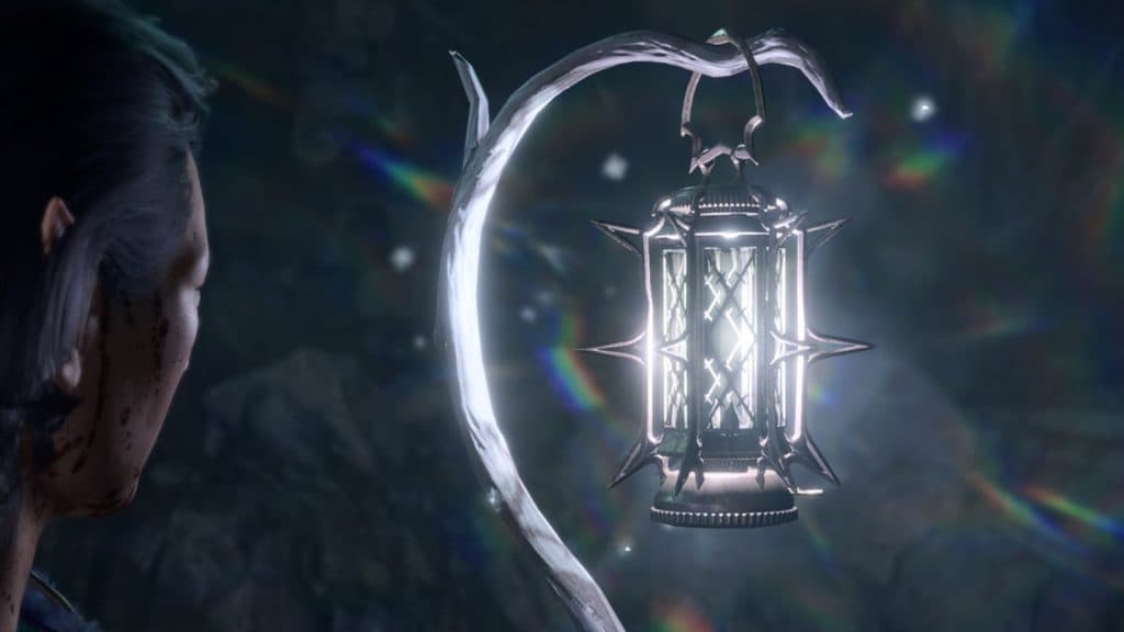 Лунный фонарь крупным планом в Baldur's Gate 3