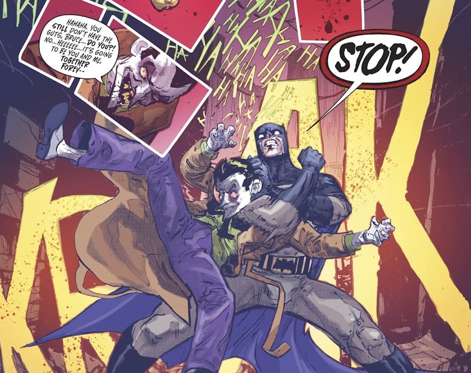 Batman breaks Jokers' neck