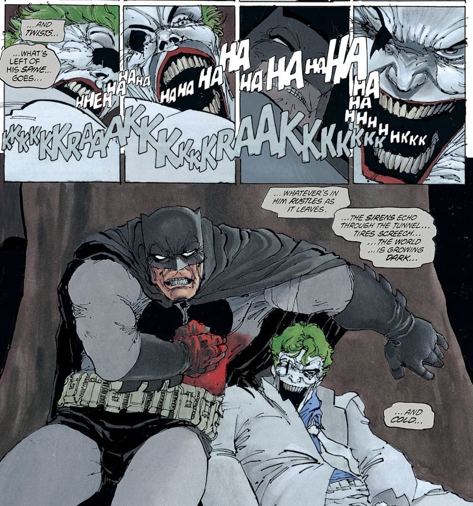 Joker snaps his own neck