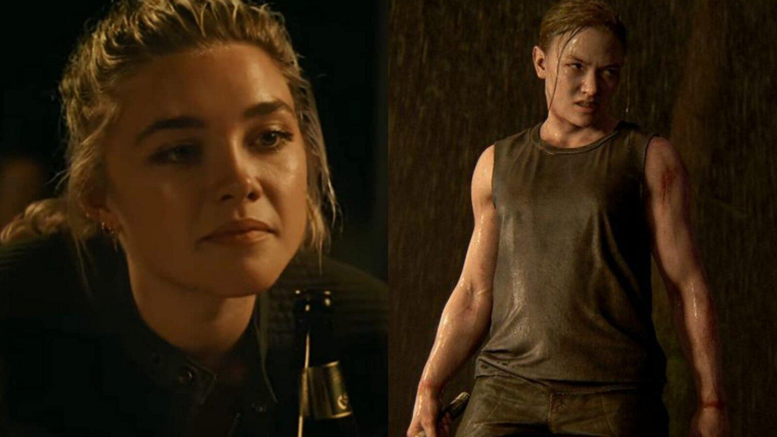 FLORENCE pugh as yelena and abby in the last of us