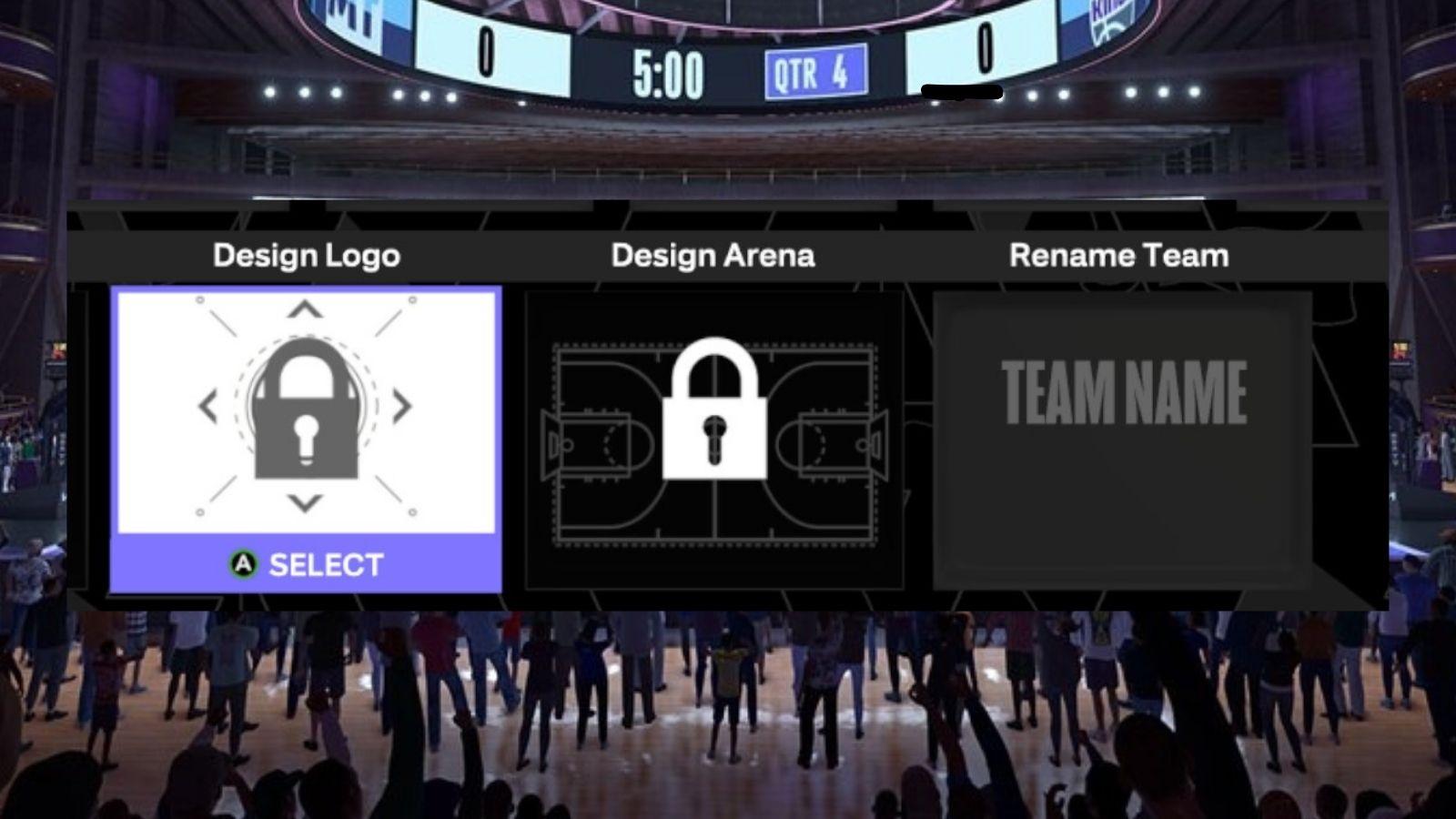 Change MyTeam logo and name in 2K24