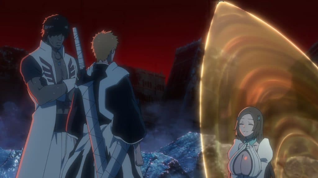 Ichigo and his allies from bleach