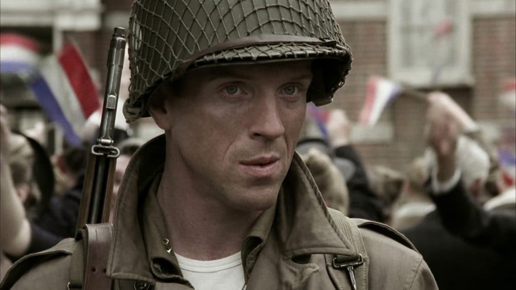 Damian Lewis as Dick Winters in the Band of Brothers cast