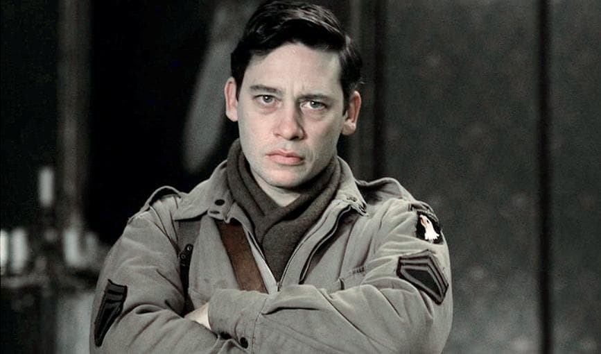 Dexter Fletcher as Johnny in the Band of Brothers cast